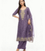 Lavender gold embroidered Burberry shimmer Punjabi suit set for women by Punjabi Threads Melbourne