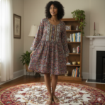 jaipuri printed top maroon paisley ethnic short top size xs