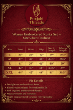 Maslin Kashmiri Suit Set with Organza Dupatta – Punjabi Threads - Image 5