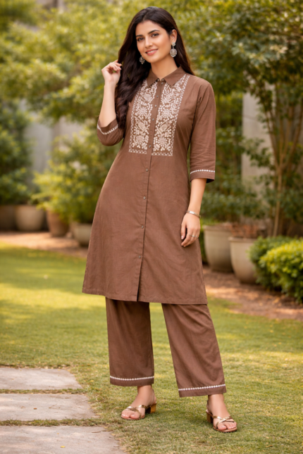 Muslin Cordset for Women – Effortless Style with Breathable Comfort