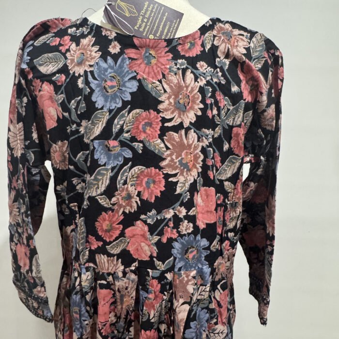 Reyon floral Anarkali dress for women full length maxi ethnic wear