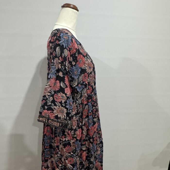 Reyon floral Anarkali dress for women full length maxi ethnic wear