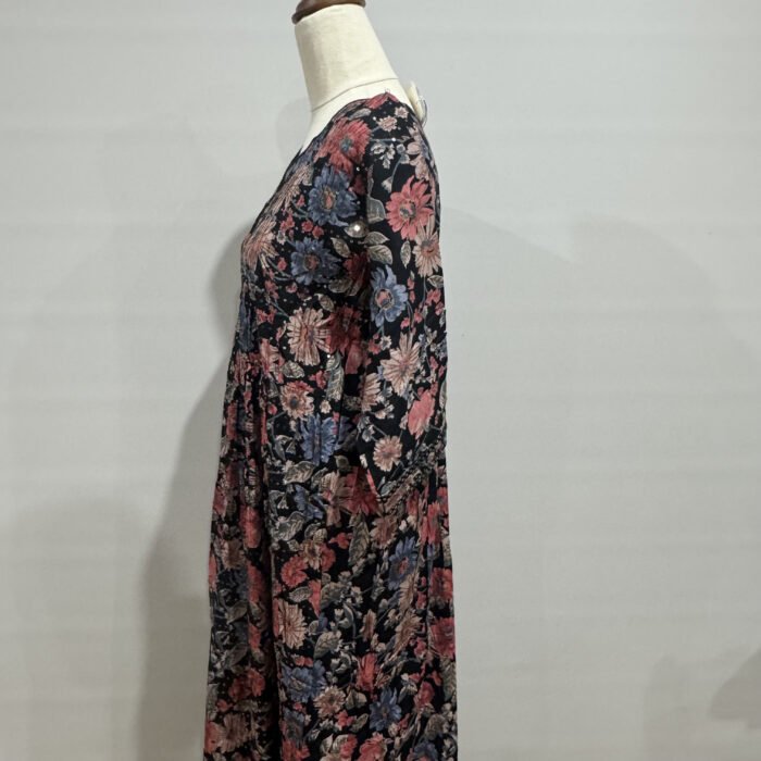 Reyon floral Anarkali dress for women full length maxi ethnic wear