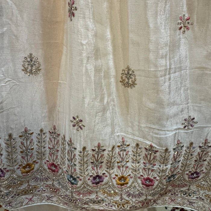 Pure Chinon Embroidered Anarkali Suit Set with Dupatta – Festive & Party Wear - Image 6