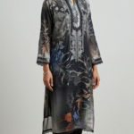 Maslin Cotton Printed Suit Melbourne with dupatta front view