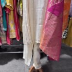 Bottom view maslin suit with stylish dupatta Indian clothing Melbourne