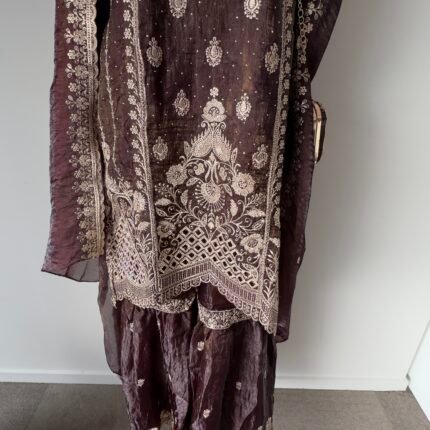 Wine Readymade Dress Australia Detail View