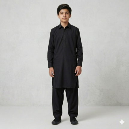 Black Salwar Kameez For Teen - Punjabi Threads product image 1