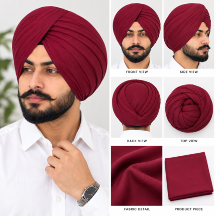 Premium Full Voile Turban Fabric - Punjabi Threads product image 1