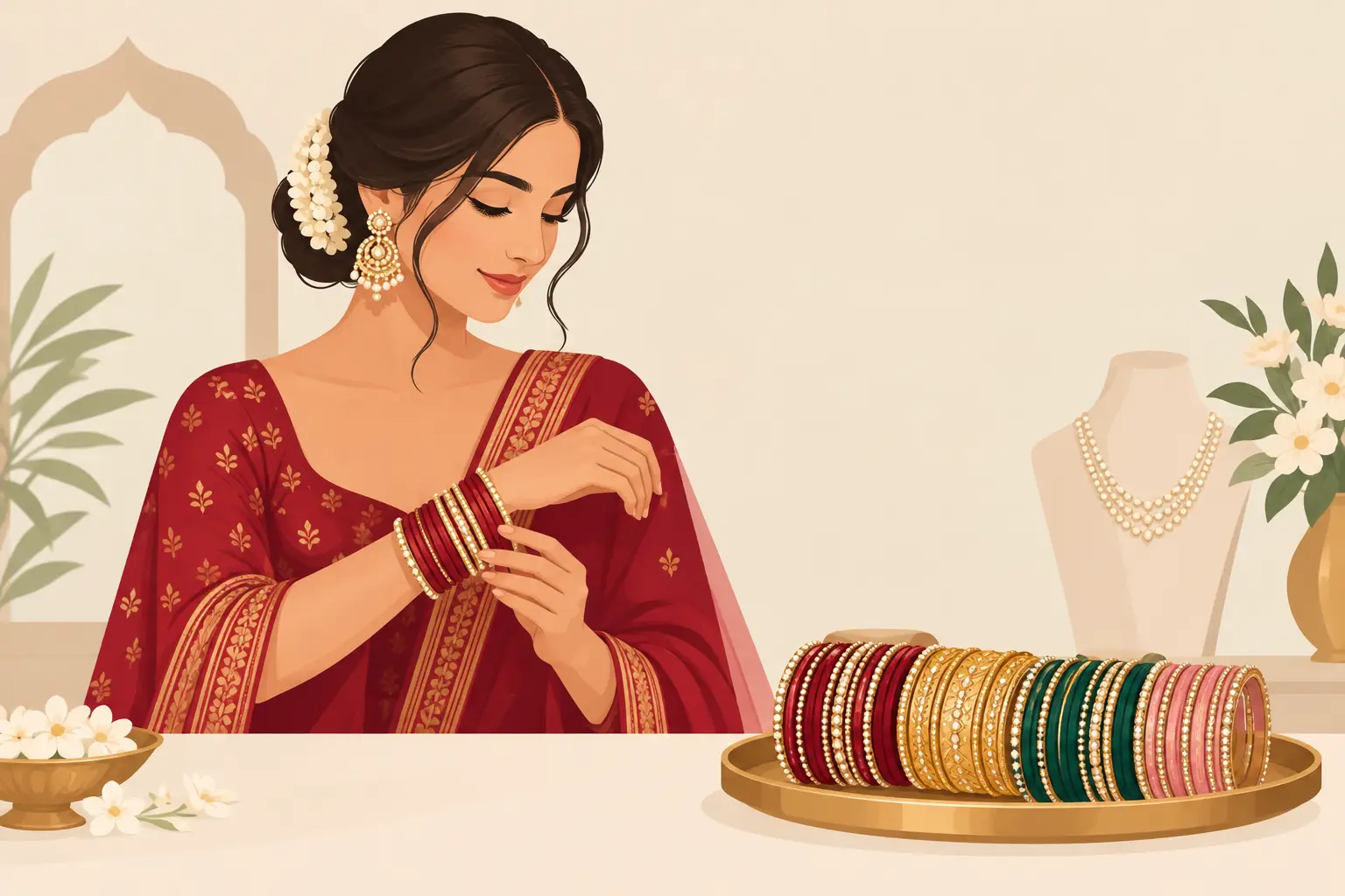 How to Choose Bangles for Indian Wedding Looks