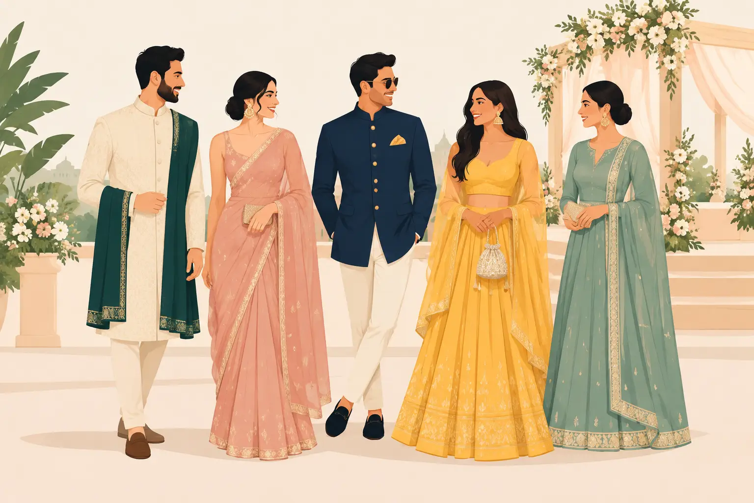 Indian Wedding Guest Outfits That Feel Just Right