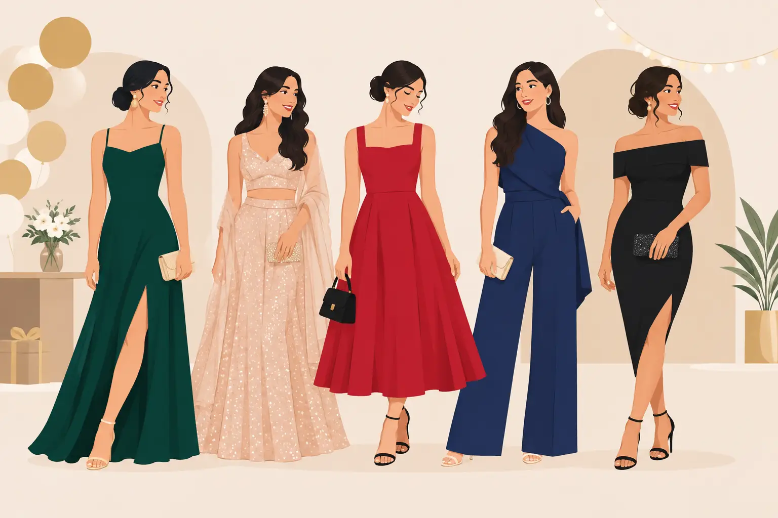 Partywear Outfits Made for Every Celebration