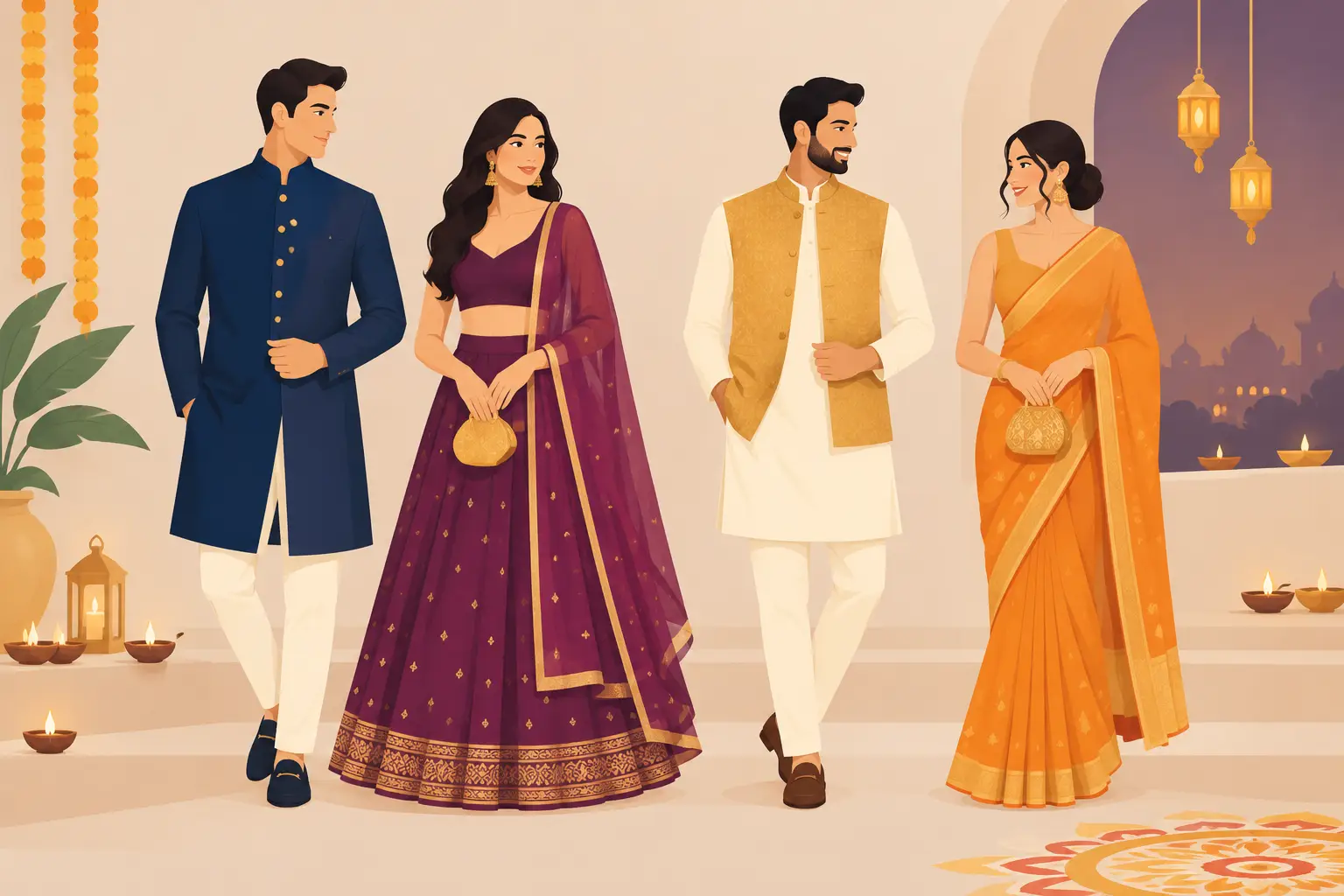 What to Wear to a Diwali Party: Outfit Ideas